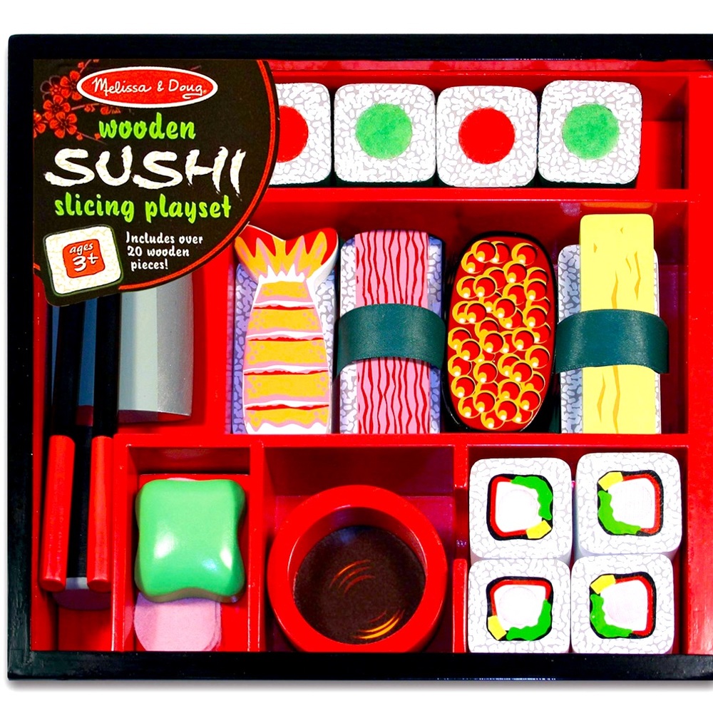 NIB Melissa & Doug Sushi Slicing Set
